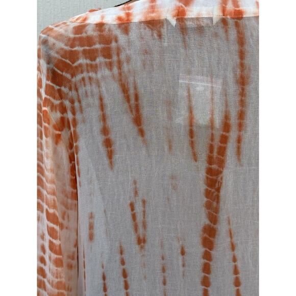 Soft Surroundings NWT Small Embroidered‎ Beaded V-Neck Long Sleeve Top/Tunic - Picture 6 of 11